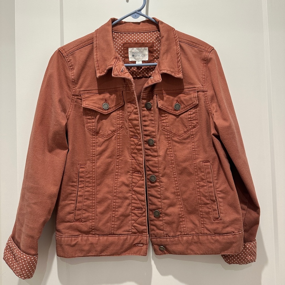 Market Spruce Stretchy Denim Jacket